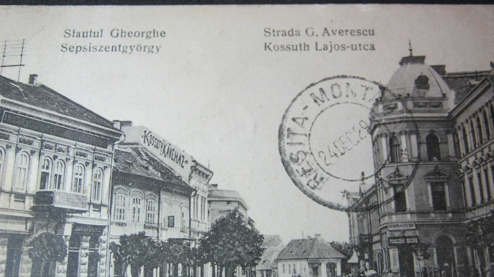Ilustrata veche/eroare tipar/SFANTU GHRORGHE/Sepsiszentgyorgy 1929