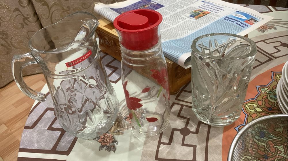 Бокал, ваза, графин