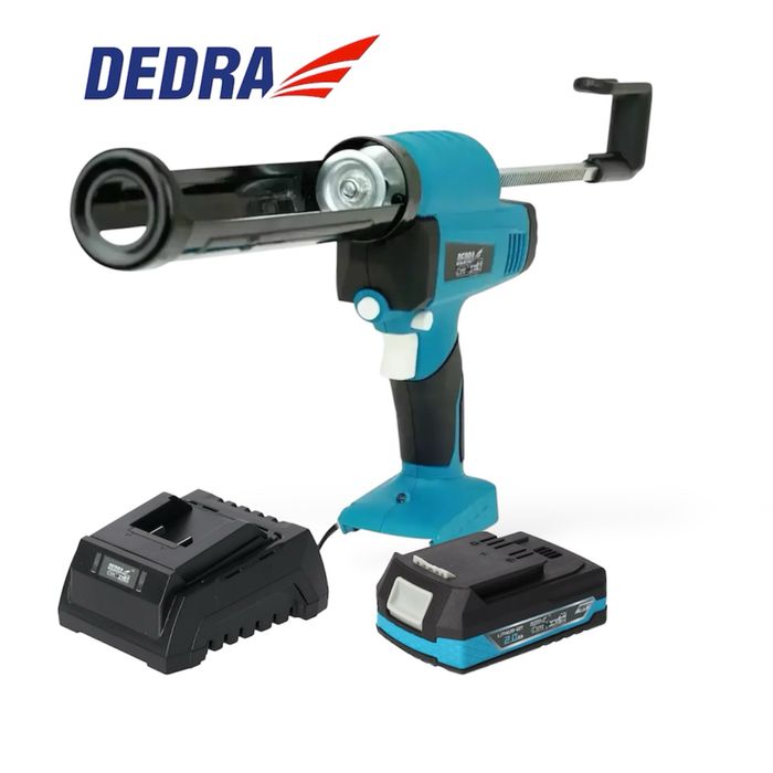 Акумулаторен пистолет за силикон DEDRA DED7056 SAS+ALL, 18V