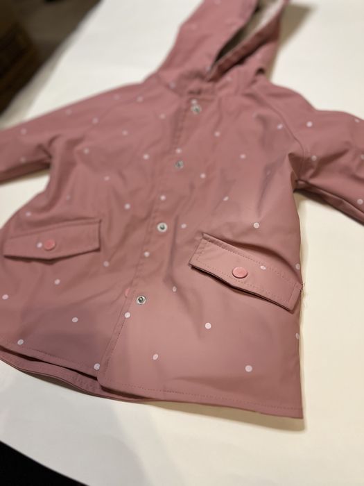 Geaca impermeabIla imblanita Primark, roz, marimea 86 / 12-18 luni