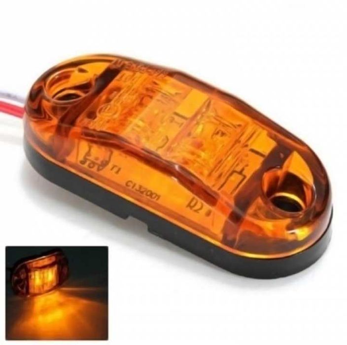 12-24V Led Лед Диоден Маркер Габарит Токос За Бусове Камиони Ремаркета