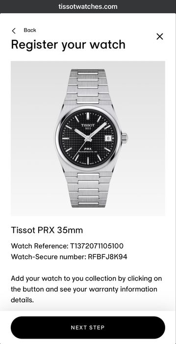 Tissot PRX Powermatic 80 35 mm, като нов