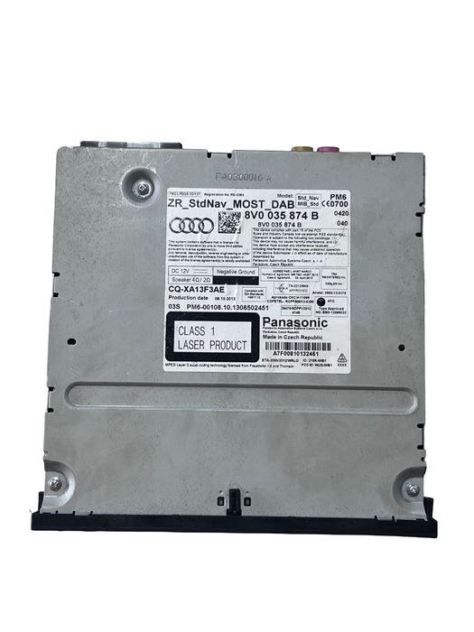 Radio Cd Audi A3 Sportback 8Va, 8Vf 2012 -> 8V0035874B
