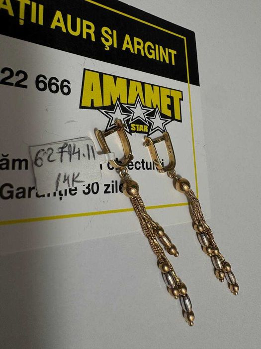 Cercei Lungi Aur 14K 4.95gr (cdc)