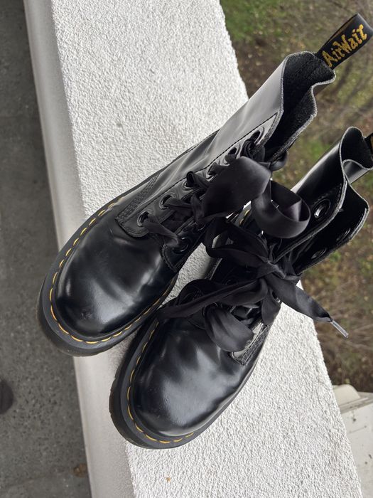 Doc Martens Molly кубинки платформа 40 естествена кожа