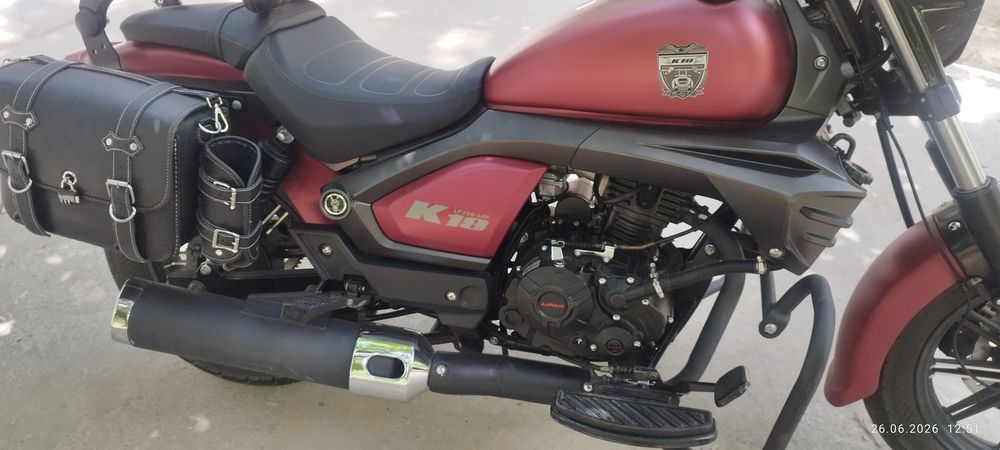 Продаю мотоцикл lifan k19 1900 пробег,2024г выпуска