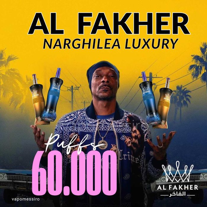 Vape Shisha Hookah Al Fakher 60k Lux