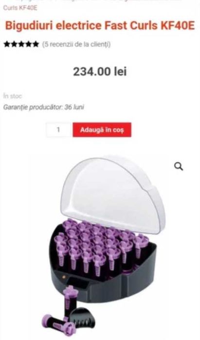 Bigudiuri electrice Remington Fast Curls KF40E