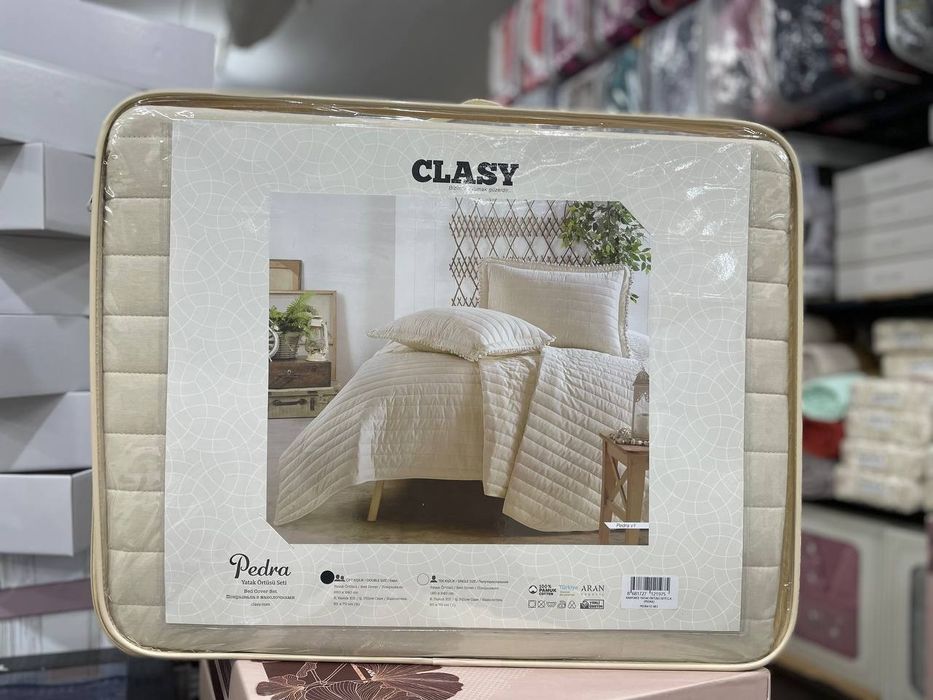 Однотонное повседневка покрывало+наволочка ТУРЕЦКОЕ