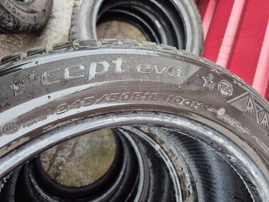 4 Anvelope de IARNA - 245/50/18 - Hankook Stare F BUNA RFT 2021