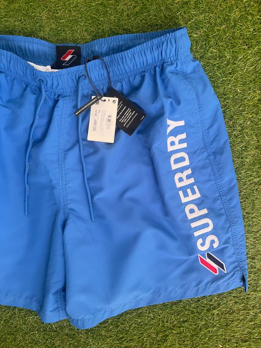 Мъжки къси панталонки : SUPERDRY Applique 19 inch Recycled Swim Shorts XL
