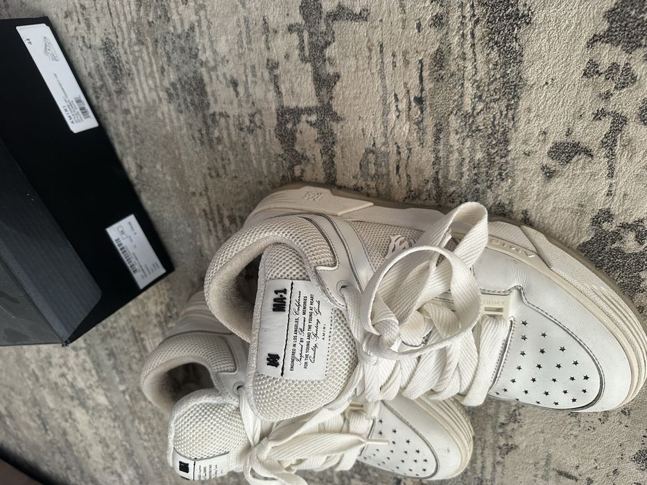 Amiri logo plaque mesh sneakers