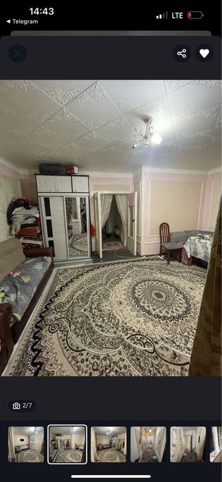 1xonali uy sotiladi 9maktab yonida