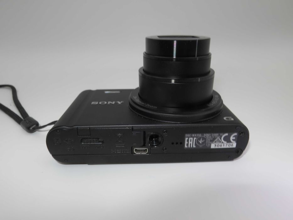Sony Cyber-shot DSC WX350 ултра компактен цифров фотоапарат, дигитална камера 20х оптичен зуум, FULL-HD, WI-FI, чисто НОВА комплект - работи отлично!