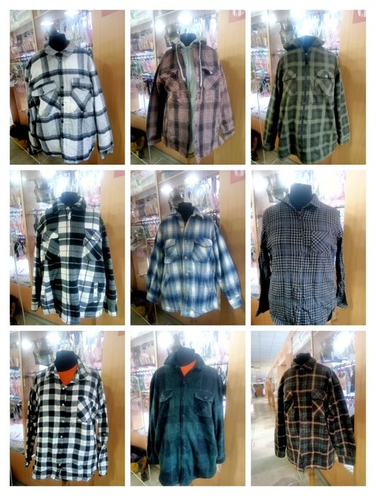 Рубашки фланель из Европы