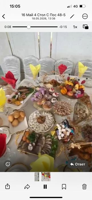 Юрта, посуда, столы, стулья