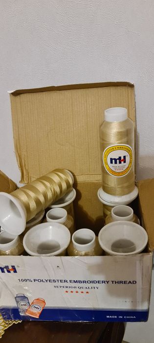 Нитка mH для вышивки шелковые