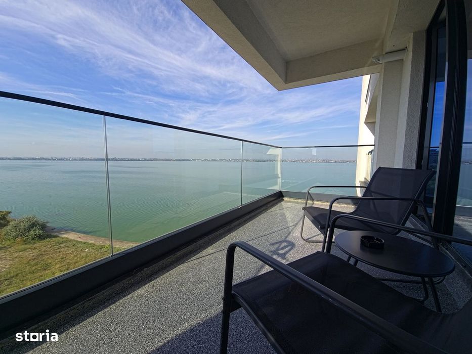 Prima inchiriere Studio lux vedere lac parcare subterana Mamaia — fotografia 3