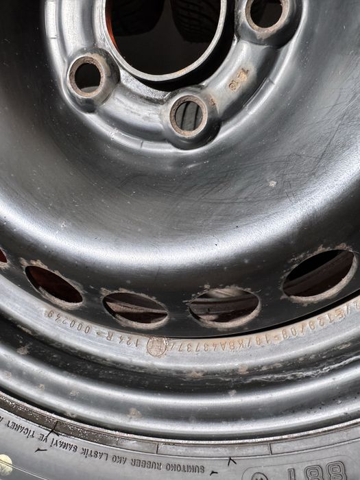 Jante/Anvelope de iarna 185/60 R15 Audi VW Skoda Seat