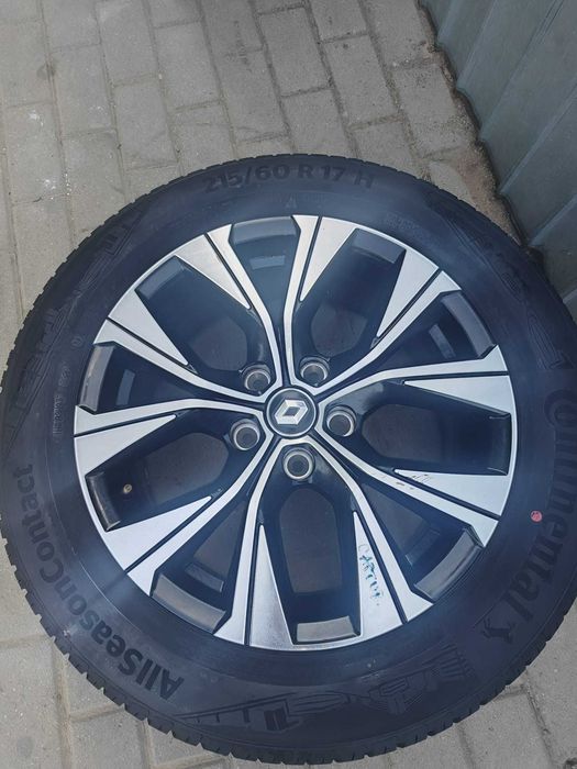 Jante  (Roti )cu anvelope  Renault Captur,Kadjar  ,  215/60R17 Continetal AllseasonContact
