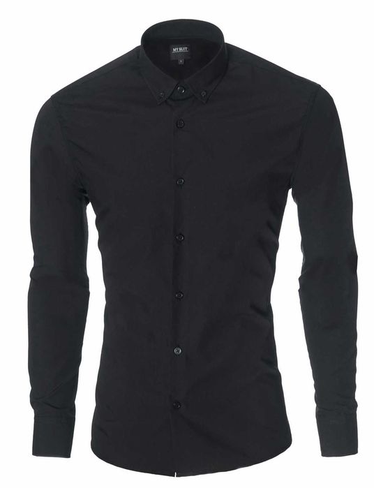 Качествена мъжка риза с дълъг ръкав.Slim Fit