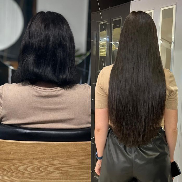 Микро наращивание волос