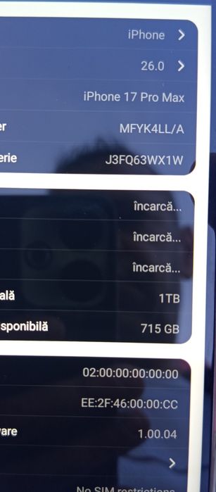 iPhone 17 pro max 1TB