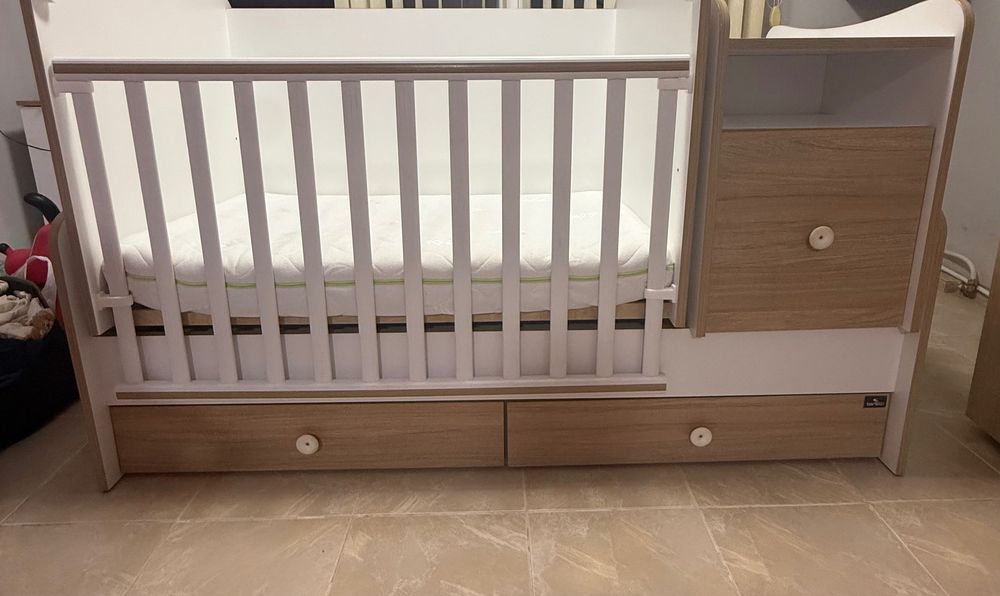 Трансформираща кошара Lorelli Trend Plus + луксозен кокосов матрак