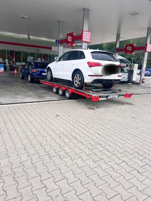 Tractari auto . Platforma  5 m .