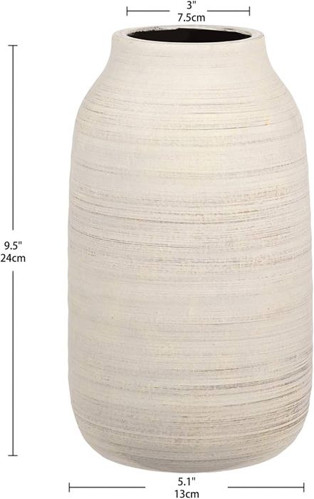 Vaza ceramica cu dimensiunea de 24.5 cm