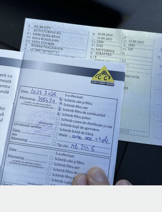 Mercedes Vito Long 116cdi/ 163 cp Automat/ 8 locuri/ Clima pe spate