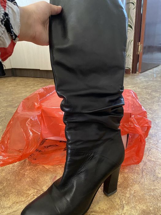 Таза кожанный етіктер!