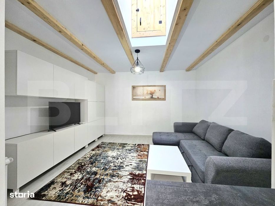 Apartament 2 camere, 53mp la curte