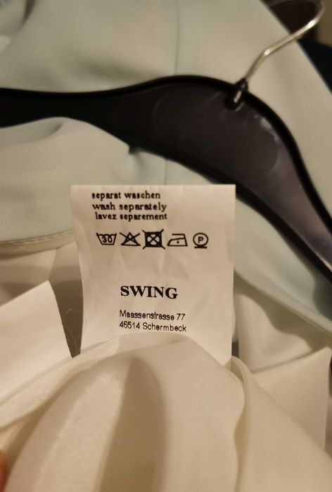 Rochie de ocazie in clos din chiffon, XS, marca SWING, import Germania