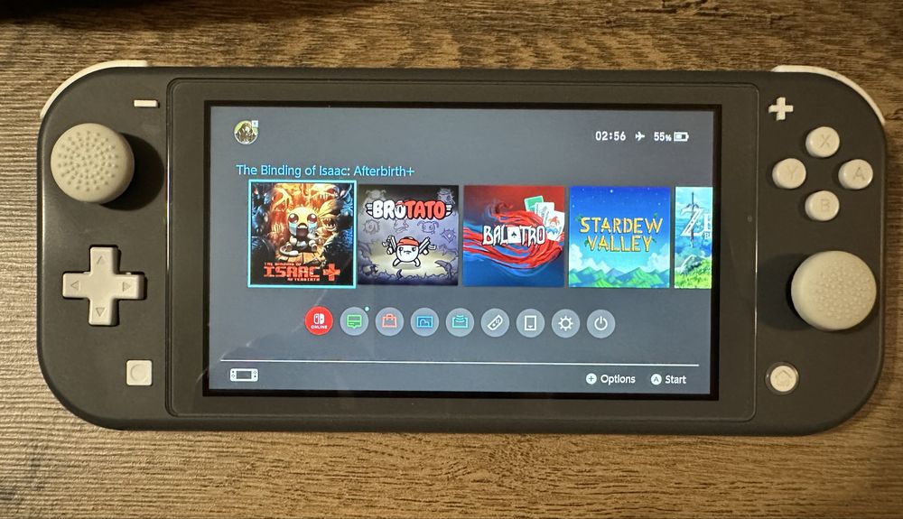Nintendo Switch Lite + 128гб карта с игри + PicoFly + калъф и кейс