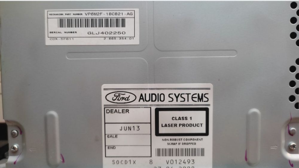 Мултимедия Sony с Bluetooth Ford  радио Сони Блутут