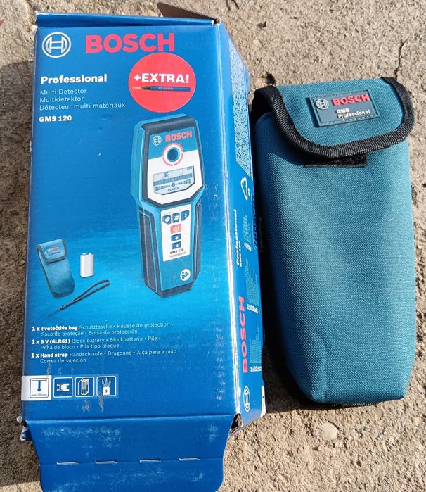 BOSCH GMS 120 professional, detector cabluri