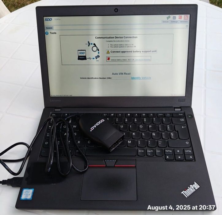 Program windows diagnoza auto Jaguar si Land Rover