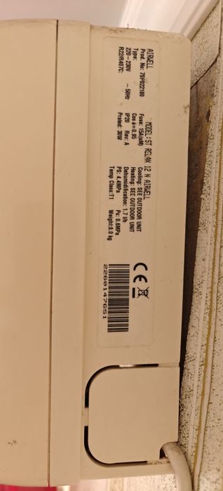Продам кондиционер Airwall 12000btu