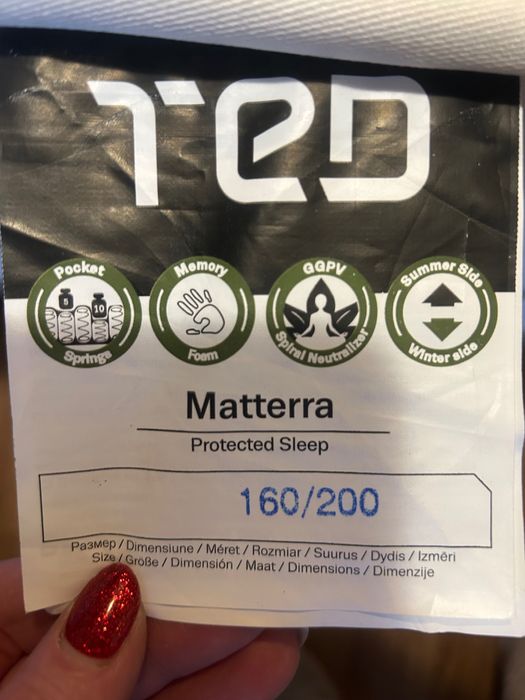 Матрак на ТЕД 160/200