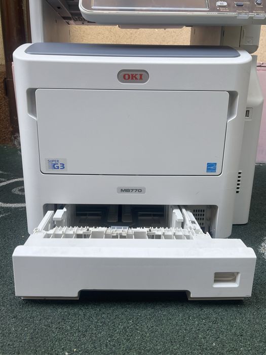 Multifuncțional profesional OKI MB770 – Laser Alb-Negru A4 (Imprimantă/Copiat/Scan/Fax)