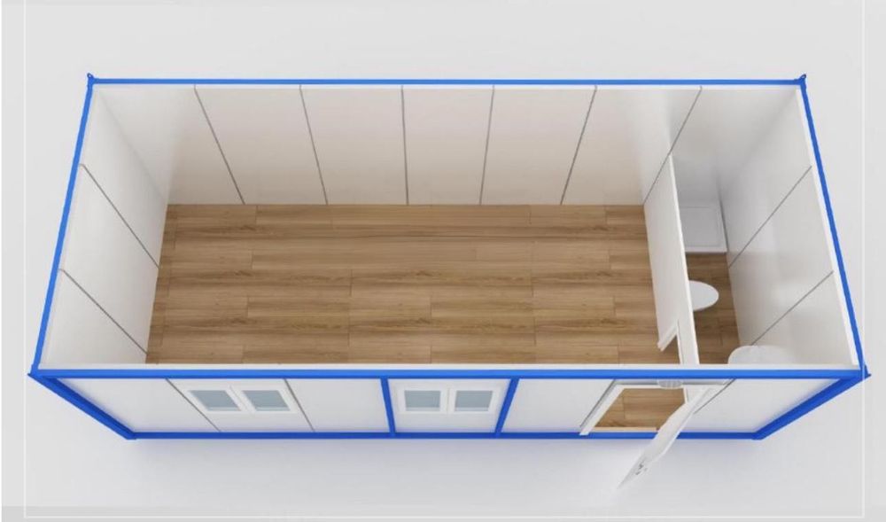 Фургон с високо качество Контейнер за живеене Бунгало Павилион Гараж