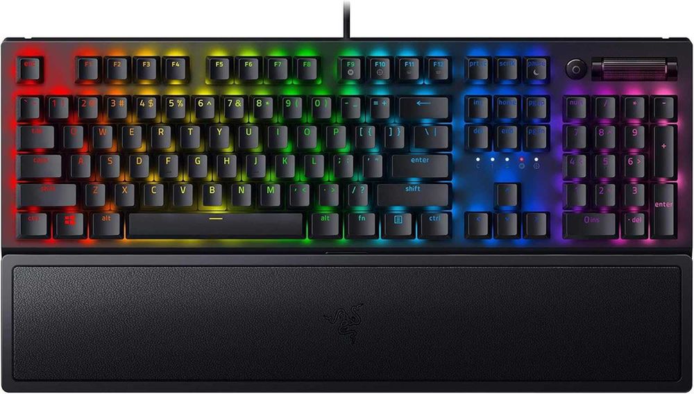 Tastatura Gaming Razer BlackWidow V3 Mecanica Green Switch RGB restpad noua sigilata