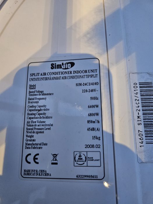 Vand AC 24000 BTU