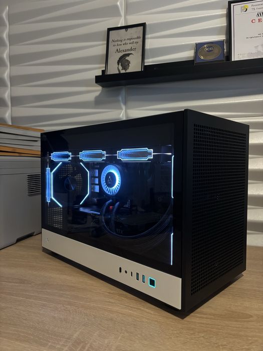 Геймърски компютър Ryzen 5600/Aio/RTX3060Ti/16ram/512ssd/600W