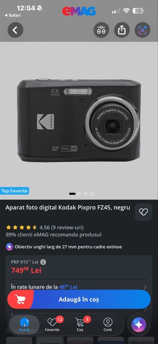 Kodak pixpro fz45