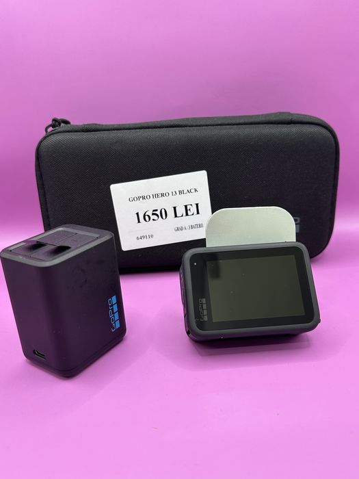 GOPRO Hero 13 Black 3 baterii /Geanta/•Matei Amanet Margeanului•6491