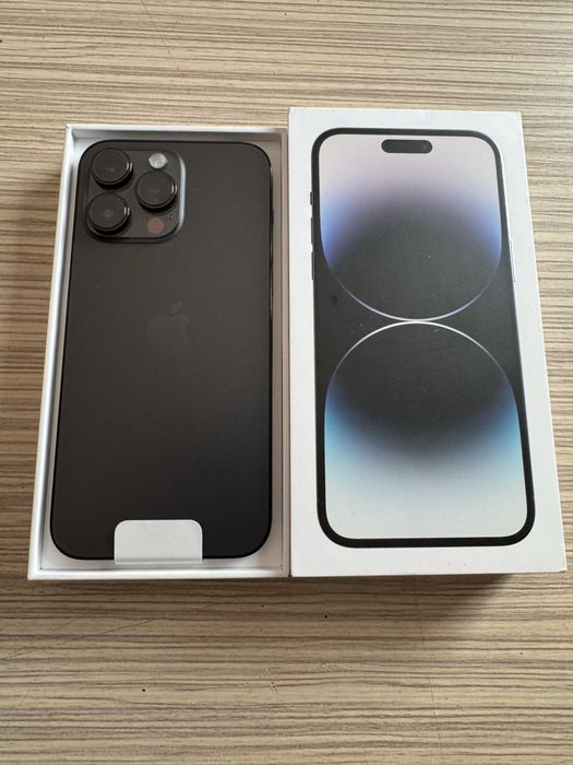 iPhone 14 Pro Max Space Black 128GB - Full box -ca Nou