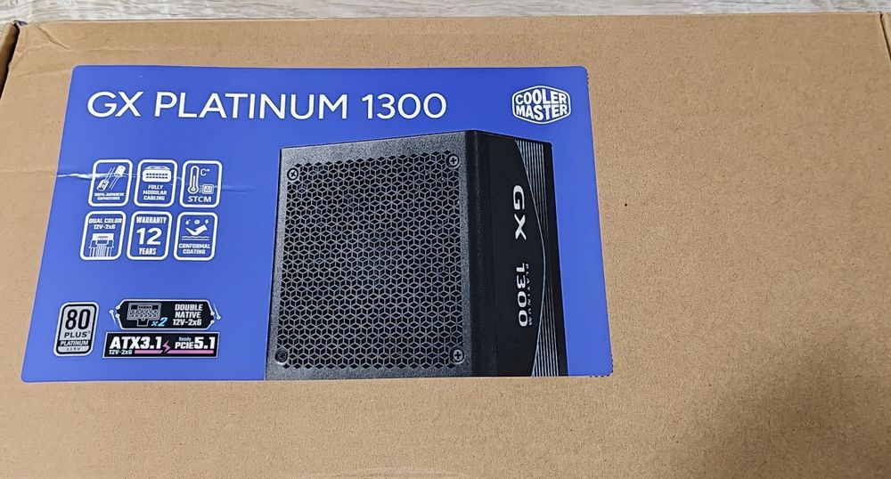 Блок питания cooler master GX platinum 1300