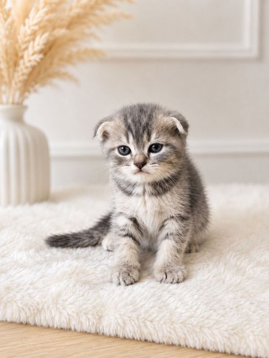 Котята скоттиш фолд, скоттиш страйт